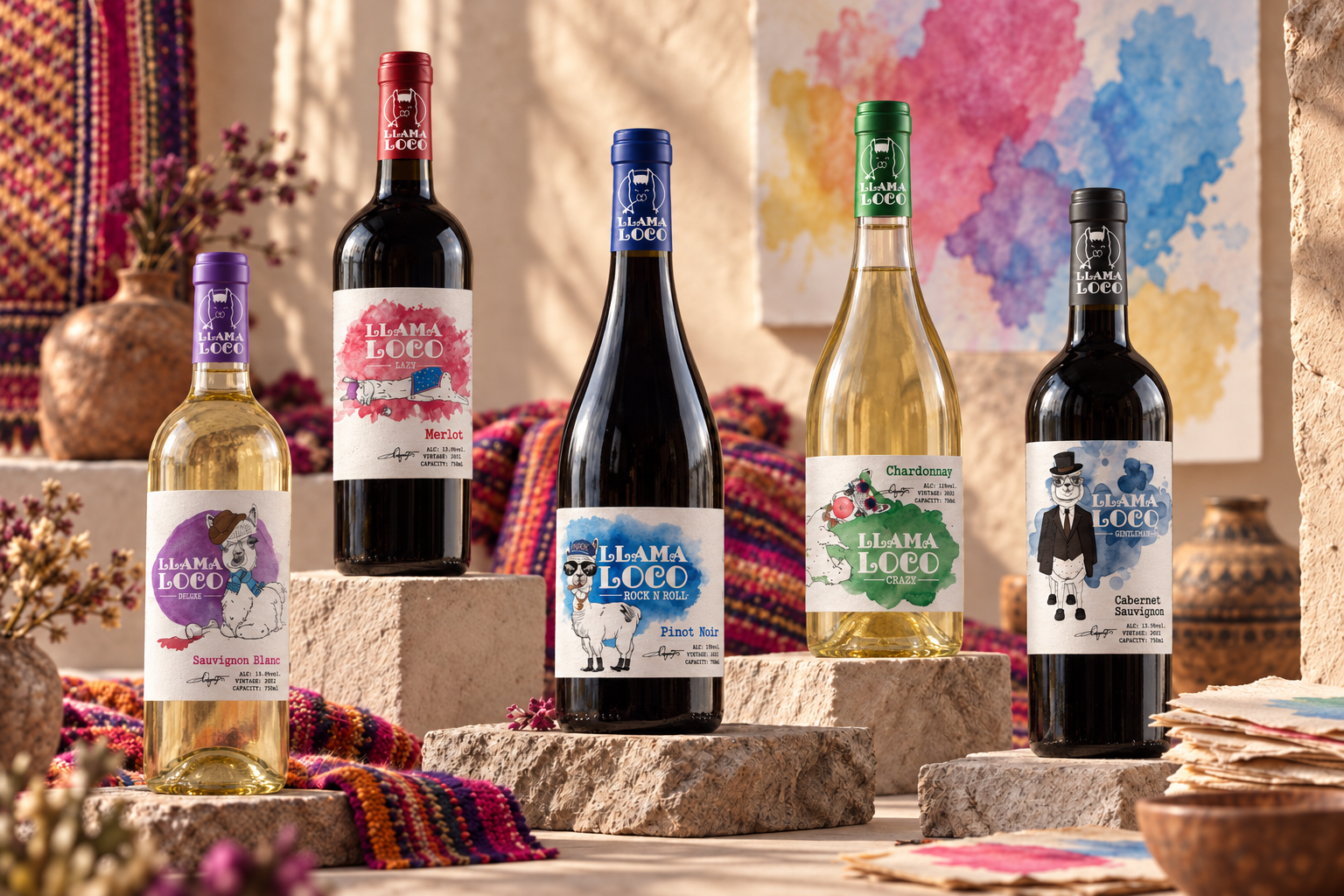 llama-loco-campaign-realistic-v6 Lama Loco Chilean wine range